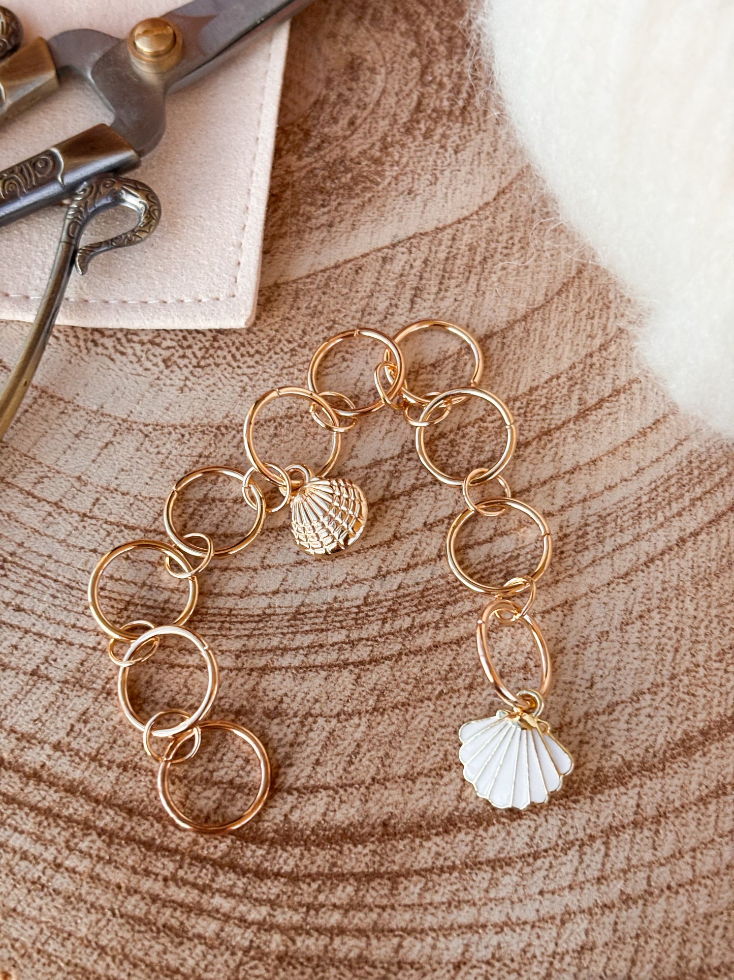 Prjónafiskur - skeljar *NÝTT*