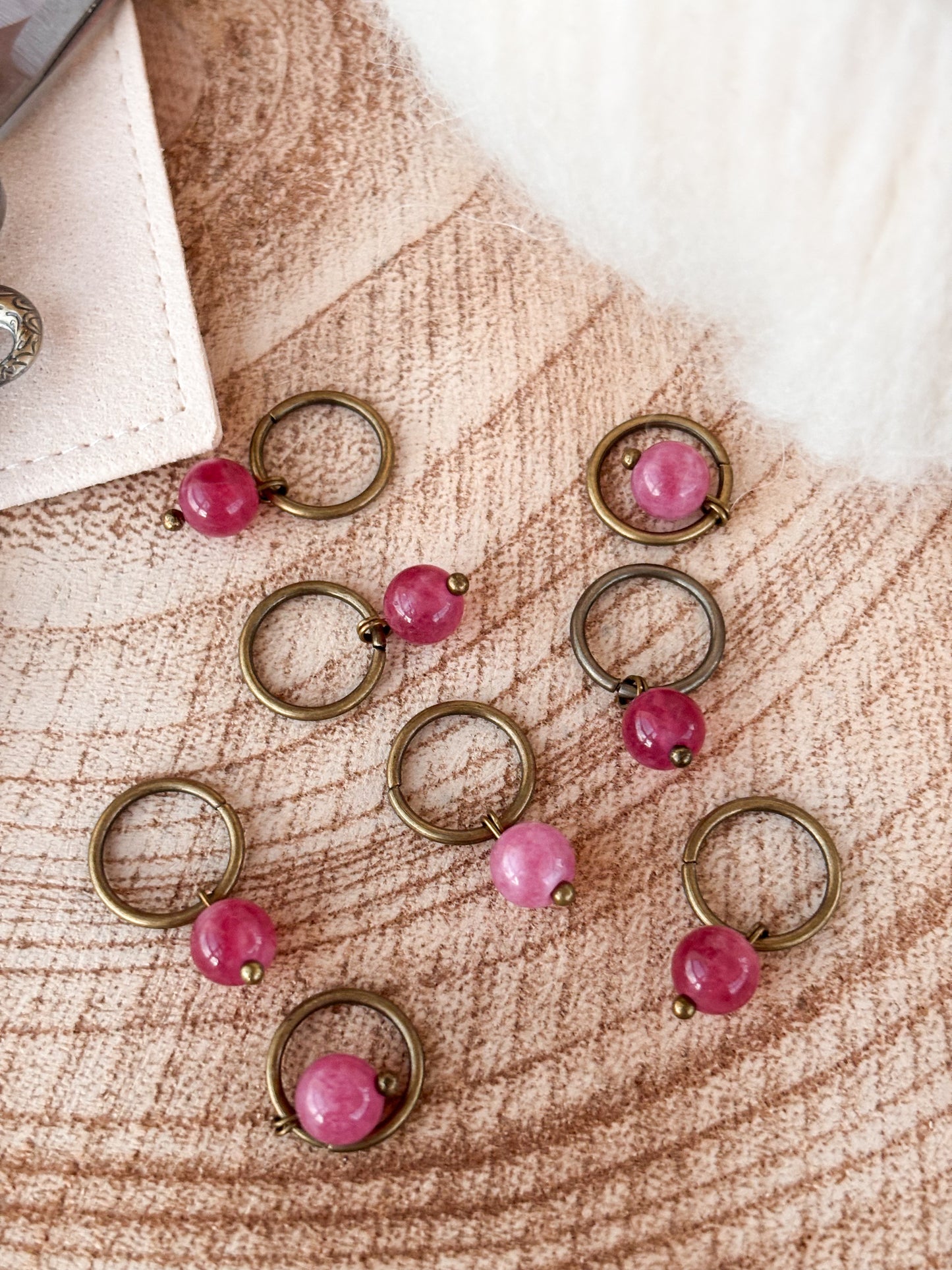 Stórt sett Strawberry Quartz *NÝTT*