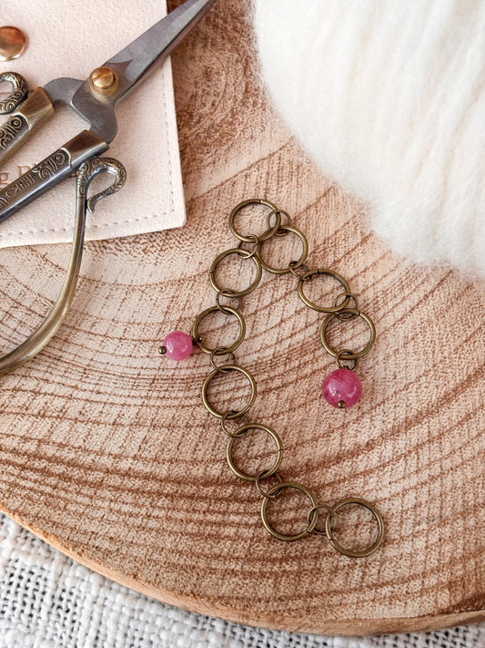 Prjónafiskur Strawberry Quartz *NÝTT*