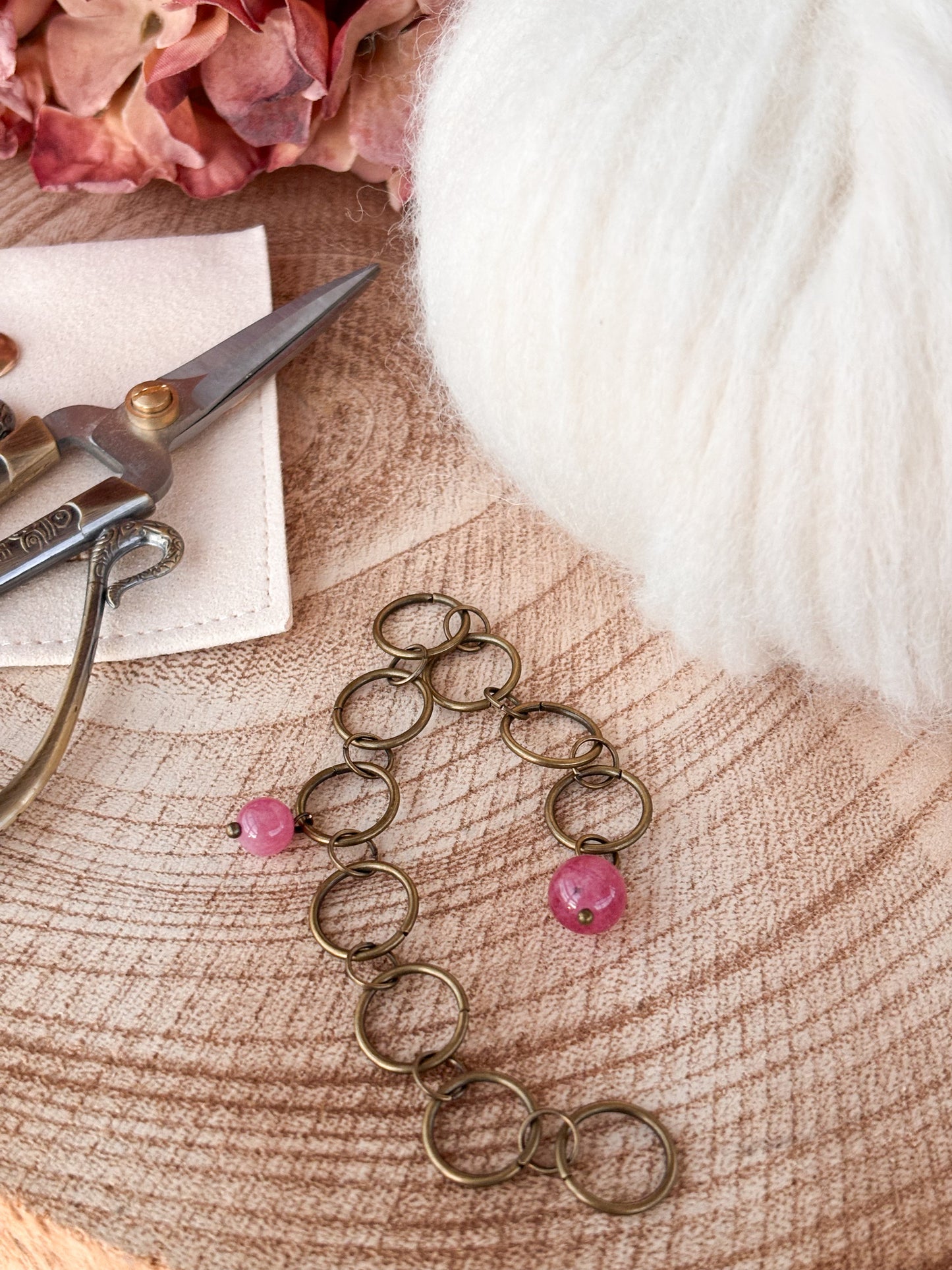 Prjónafiskur Strawberry Quartz *NÝTT*