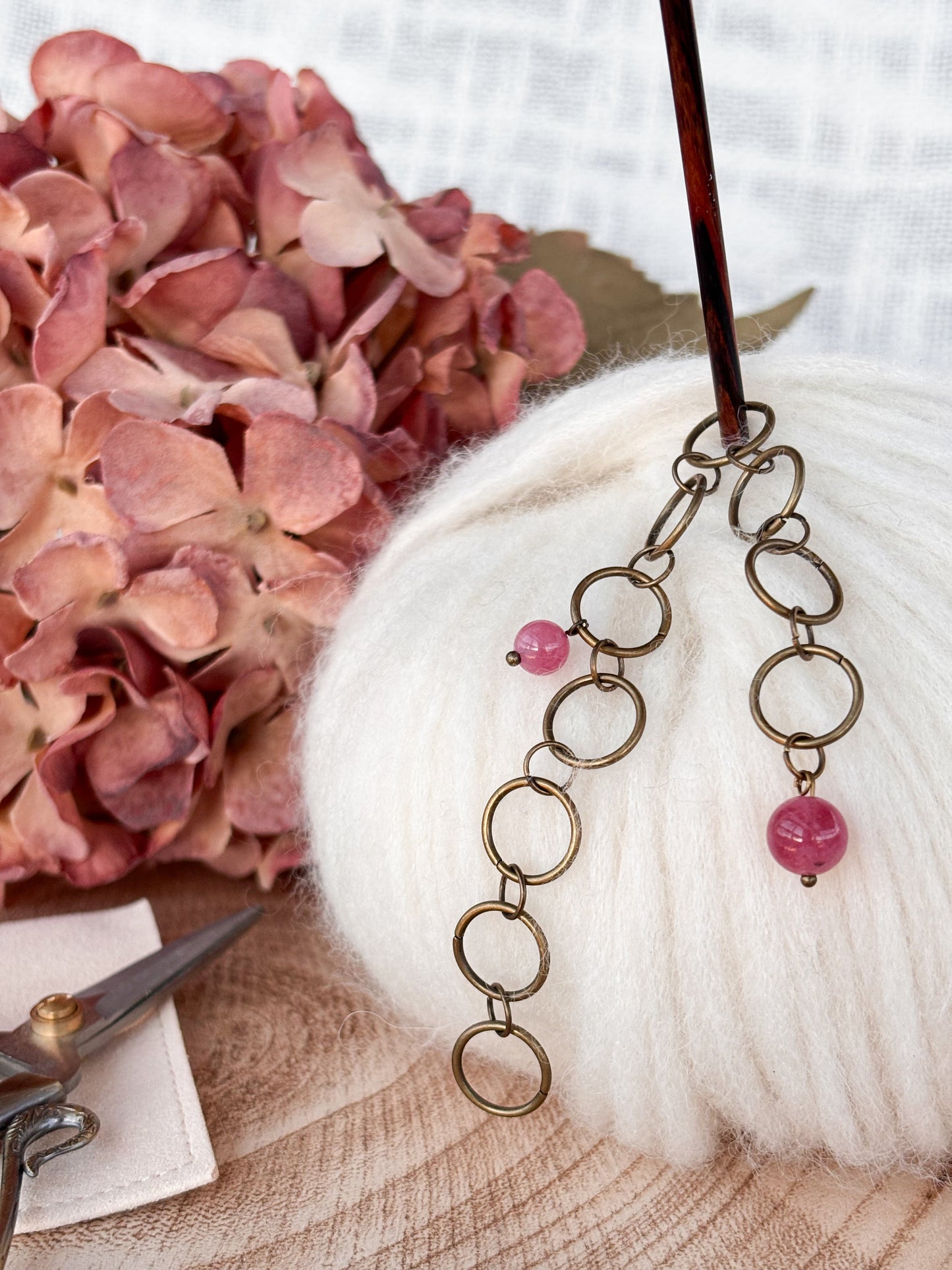 Prjónafiskur Strawberry Quartz *NÝTT*